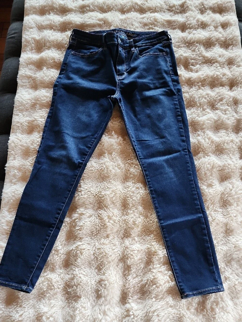 American Eagle Outfitters Slim Next Level Stretch Sz 12 Dark Blue Women's Jeans